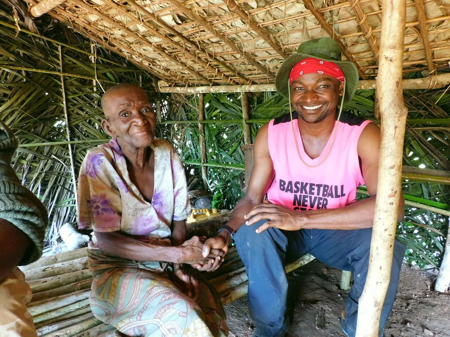 Members of a community partnering with PBCA, DRC